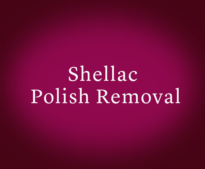 Shellac Polish Removal (With service included only)